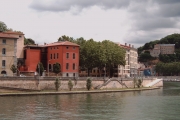 The Saône River in Europe